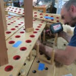 Leek Technician Wayne building pipe rack supports